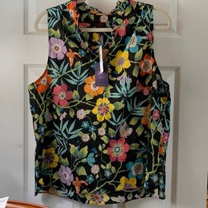 J.Crew Liberty floral blouse sz 16